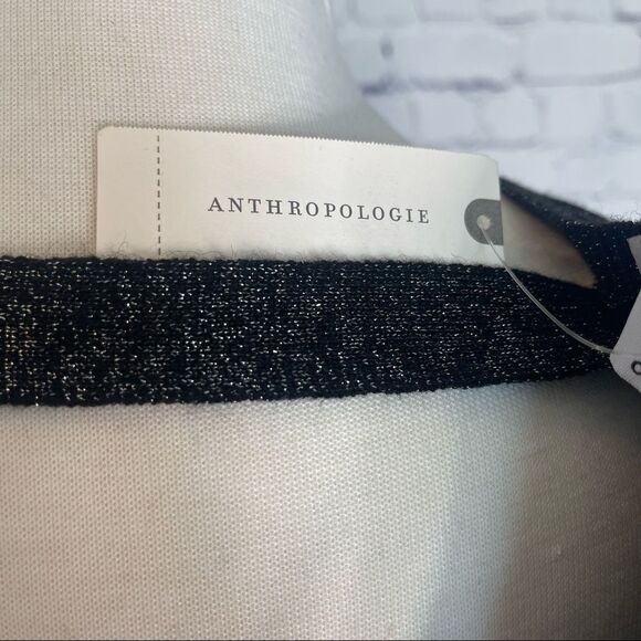 Anthropologie Shimmer Surplice Pullover - Picture 6 of 6